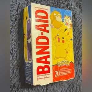 NEW in box official Pokémon bandaids 20count